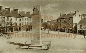 Old Photograph, Diamond and Main Street, Donegal, Co Donegal, Ireland