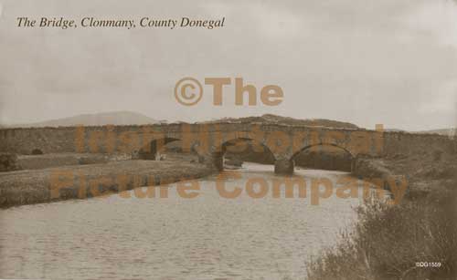 The Bridge, Clonmany, Co Donegal, Ireland. old photograph. DG-01559 ...