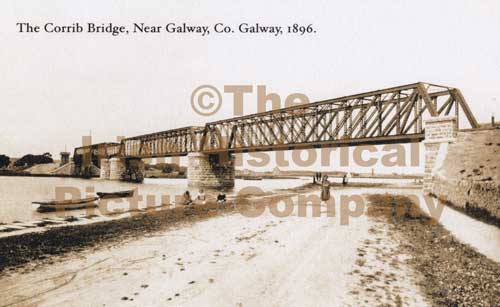 The Corrib Bridge near Galway Co. Galway 1896 GW-00639 - The Historical ...