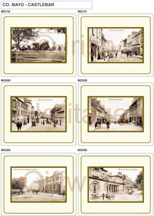 Vintage Placemats and Coasters of Castlebar, Co Mayo, Ireland