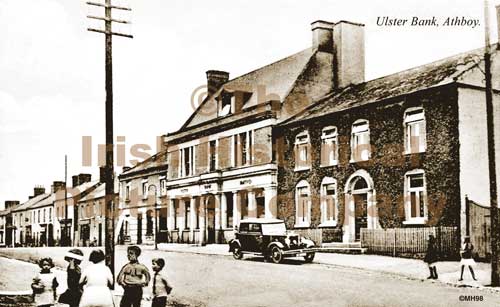 Mh 00098 Ulster Bank Athboy Co Meath Ireland Old Irish