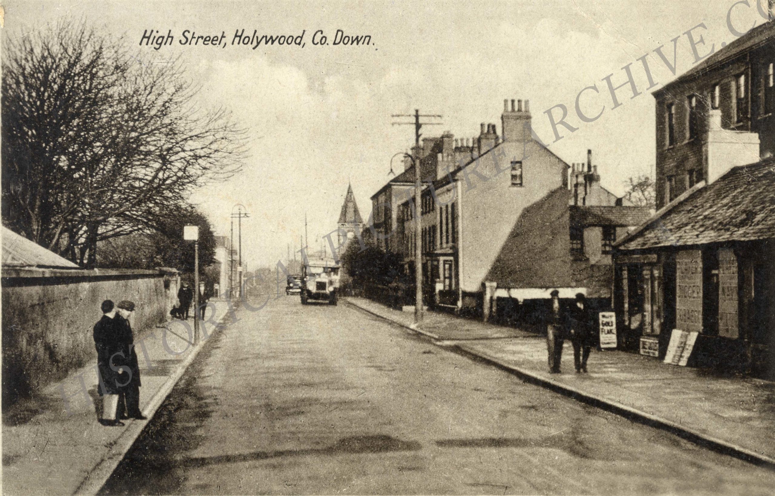 High Street, Holywood, Co. Down, Northern Ireland, Old Irish Photograph