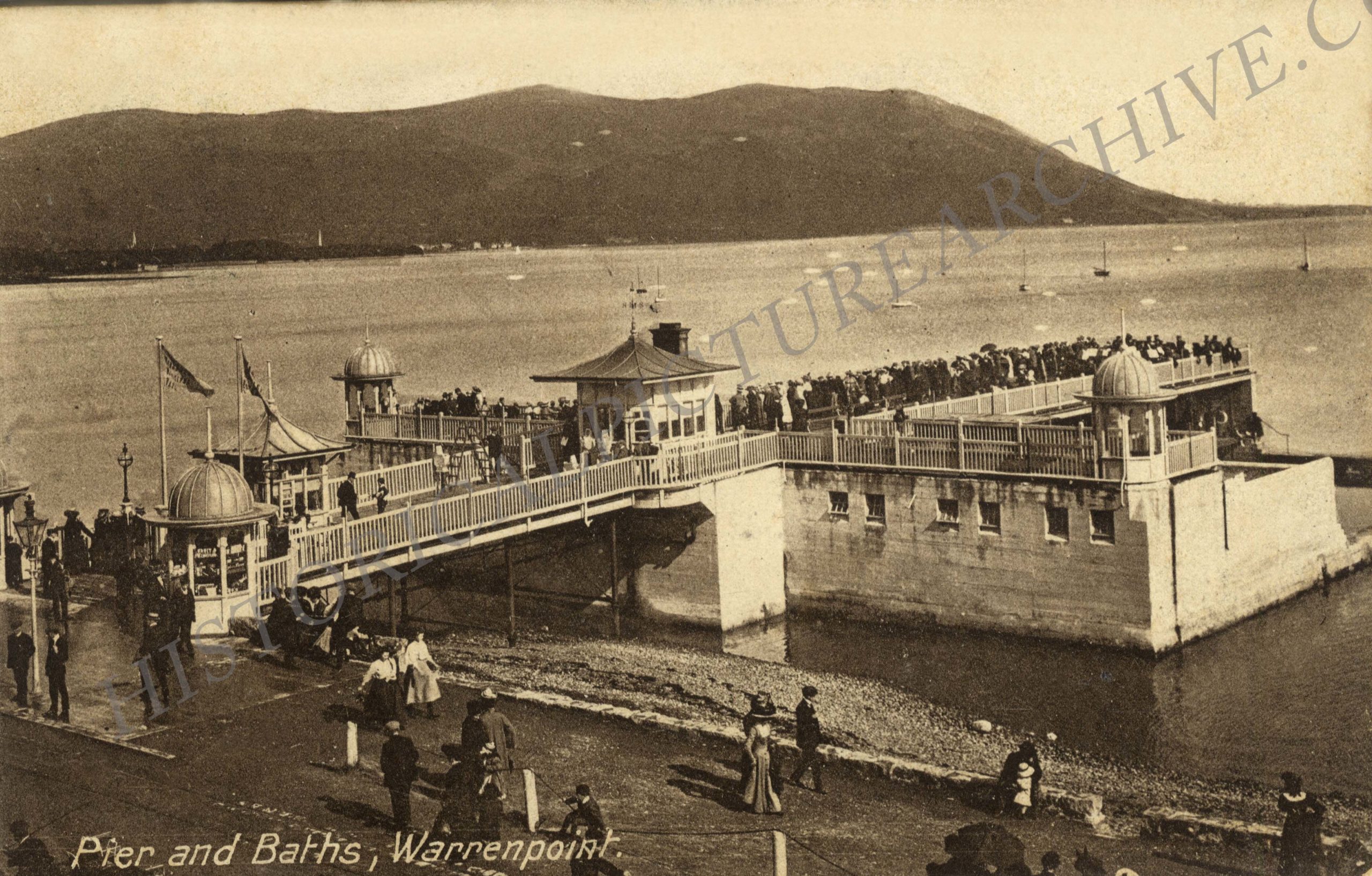 Pier And Baths Warrenpoint Co Down Northern Ireland Old Irish Pier And Baths Warrenpoint Co Down Northern Ireland Old Irish